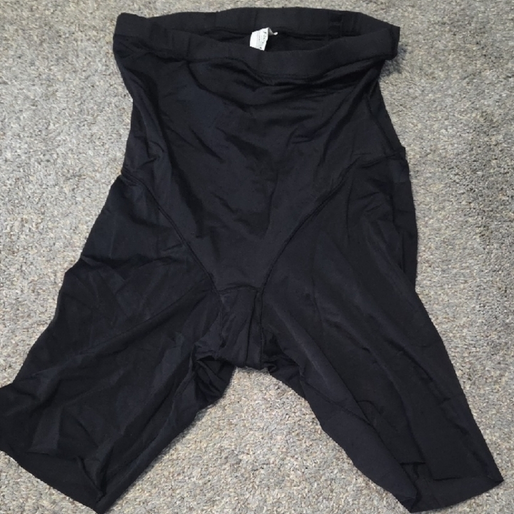 Flexees Black High-Waisted Shapewear Shorts